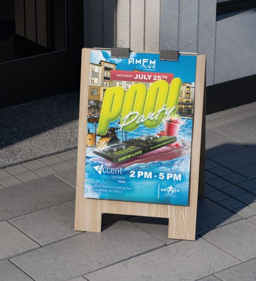 amfm-live-pool-party-flyer-design-agency-clt-nc